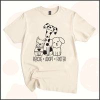 Rescue Adopt Foster Unisex Youth T-shirt