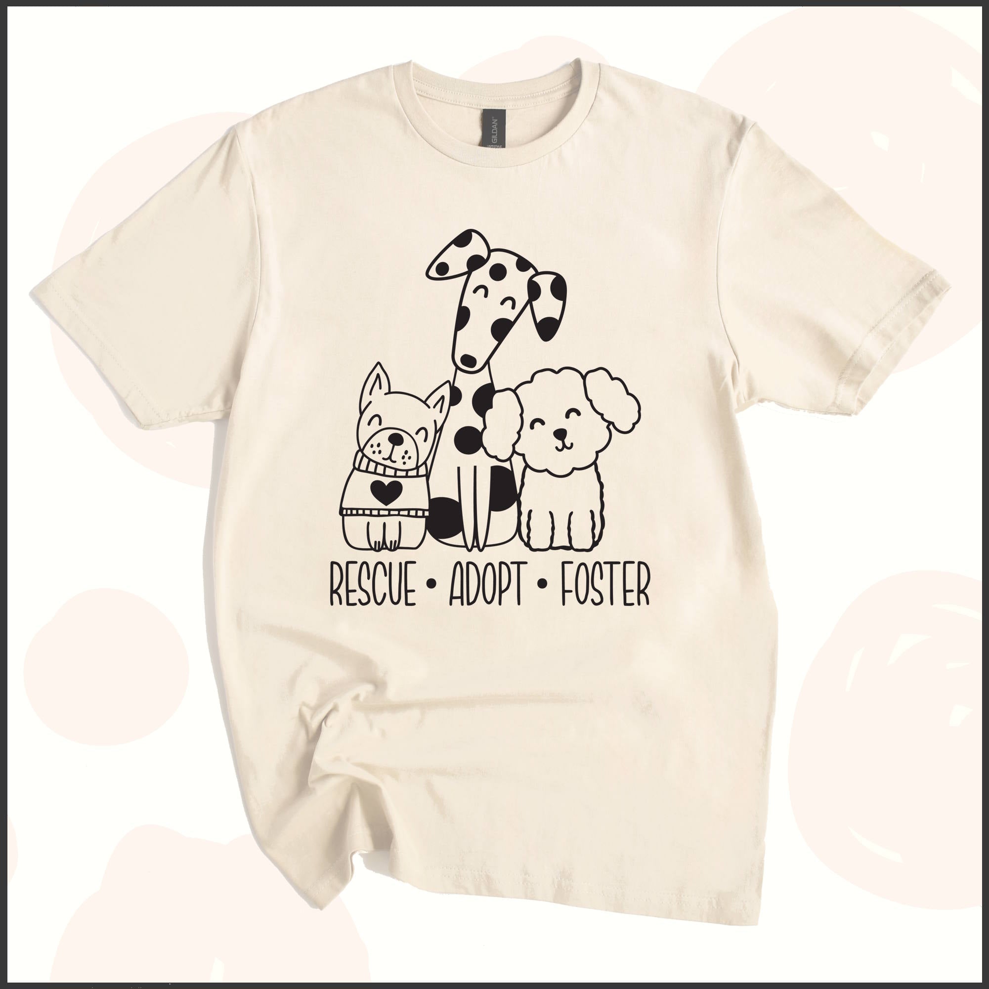 Rescue Adopt Foster Unisex Youth T-shirt