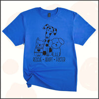 Rescue Adopt Foster Unisex Youth T-shirt