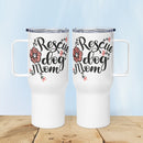 Rescue Dog Mom Travel Mug