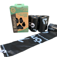 compostable plant-based dog poop bags by rōmng