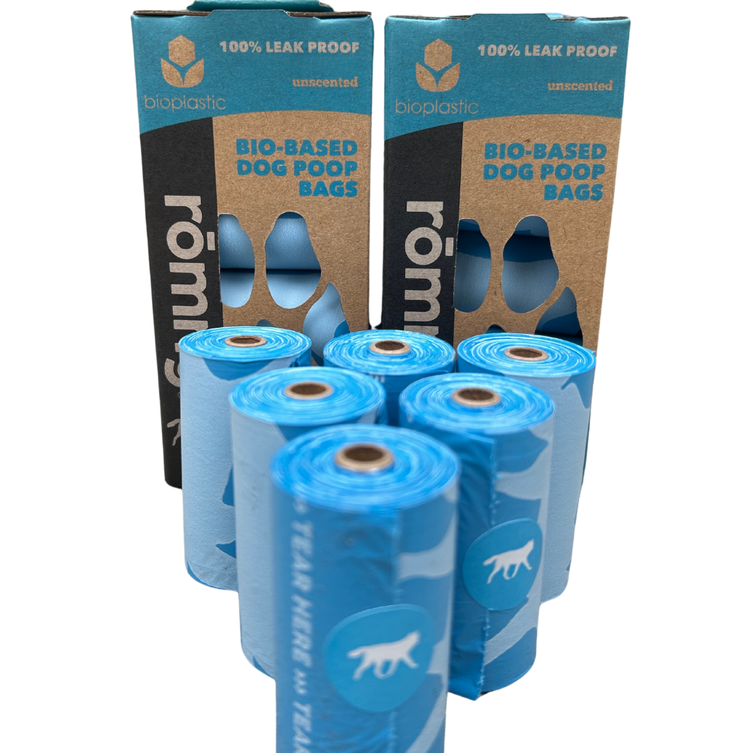 bio-based dog poop bags by rōmng