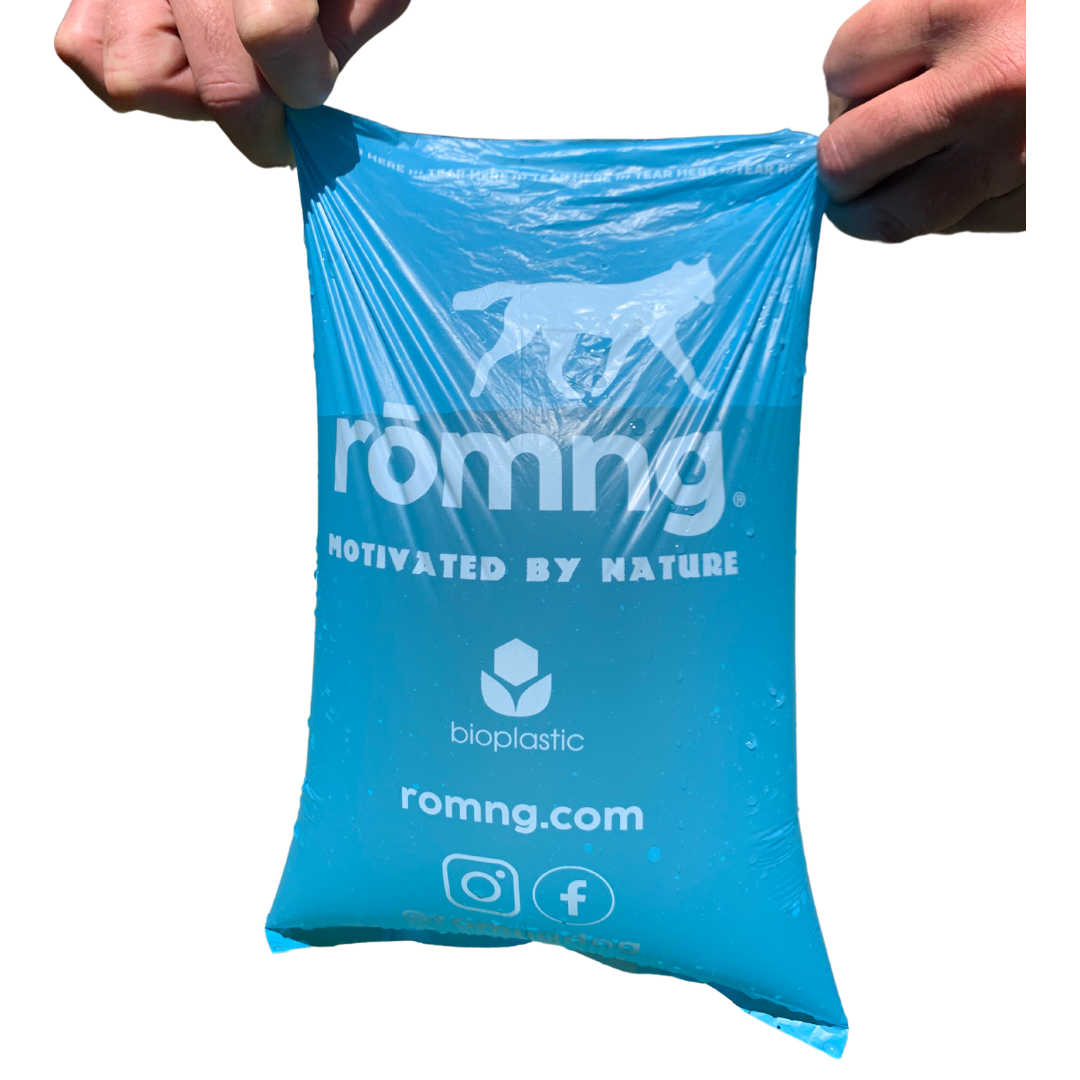 bio-based dog poop bags by rōmng
