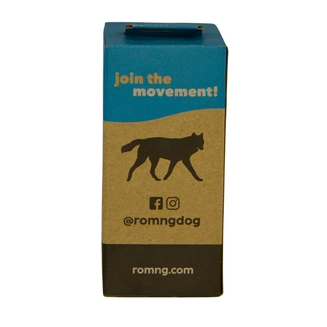 bio-based dog poop bags + bamboo dispenser by rōmng