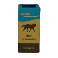 bio-based dog poop bags + bamboo dispenser by rōmng