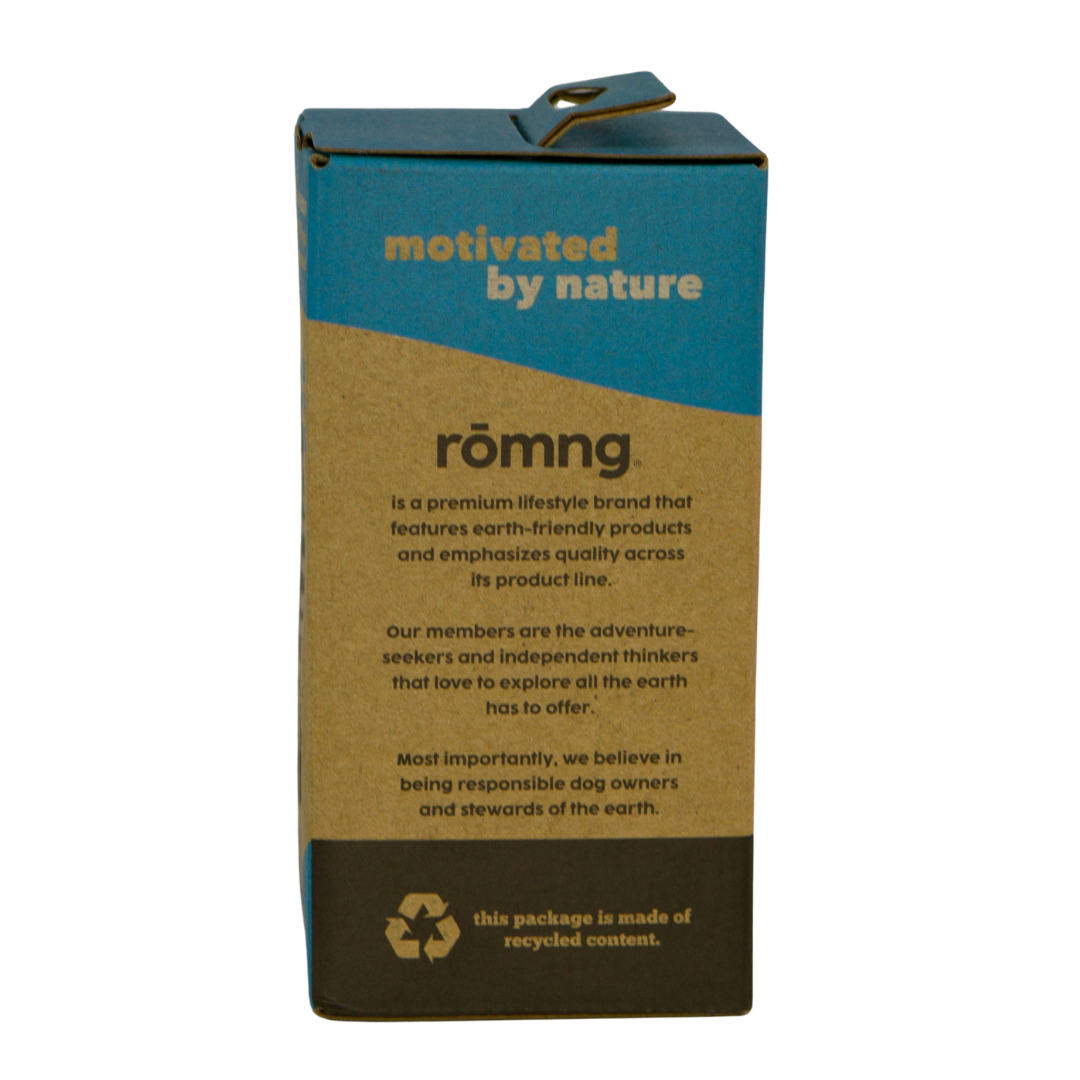 bio-based dog poop bags + bamboo dispenser by rōmng