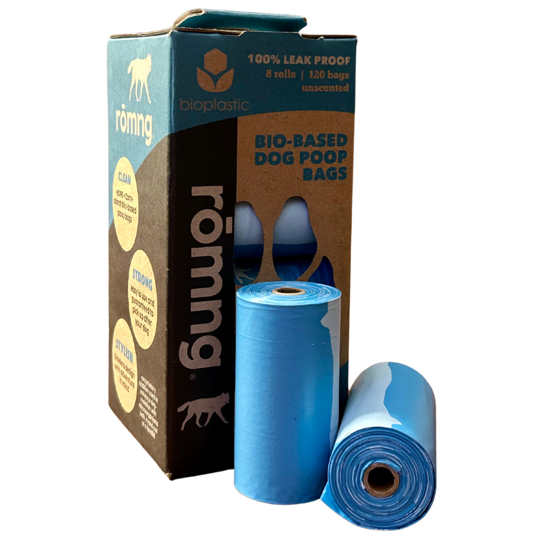 bio-based dog poop bags by rōmng