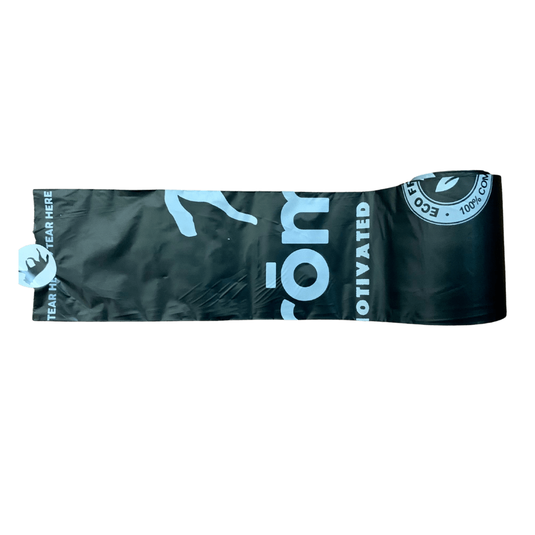 compostable plant-based dog poop bags by rōmng