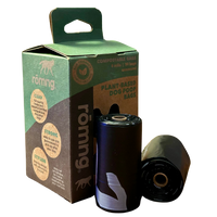 compostable plant-based dog poop bags by rōmng