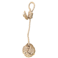 hemp rope dog tug toy by rōmng