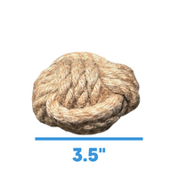 hemp rope dog tug toy by rōmng