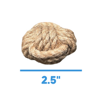 hemp rope dog tug toy by rōmng
