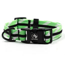 Adventure Dog Collar - Greens/Yellows