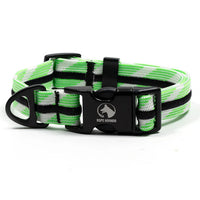 Adventure Dog Collar - Greens/Yellows