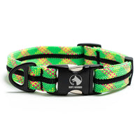Adventure Dog Collar - Greens/Yellows