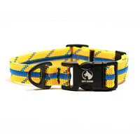Adventure Dog Collar - Greens/Yellows