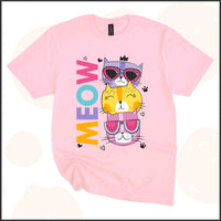 Meow Cool Cats Unisex Youth T-shirt