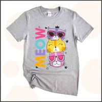 Meow Cool Cats Unisex Youth T-shirt