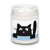 Peeking Cats Candle