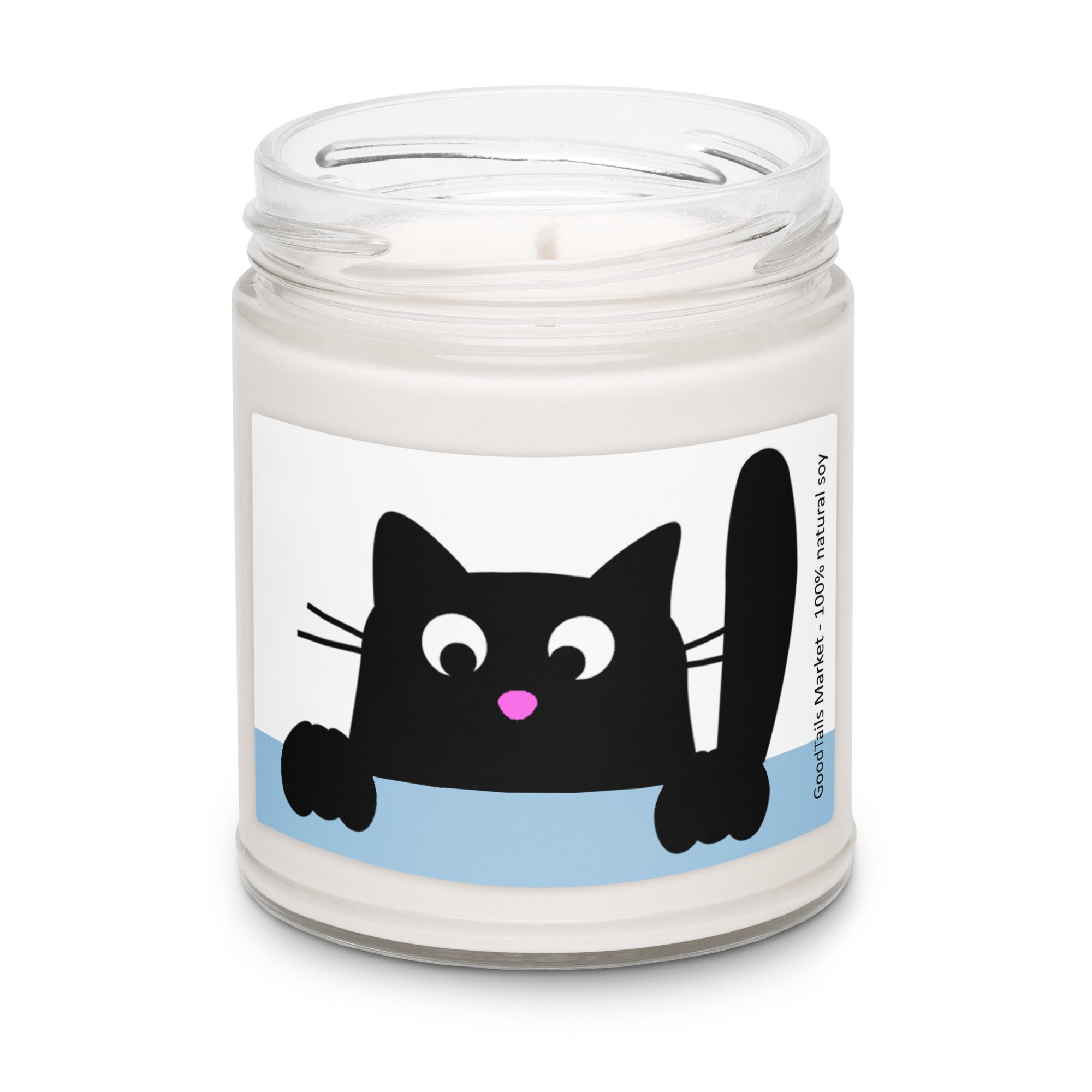 Peeking Cats Candle