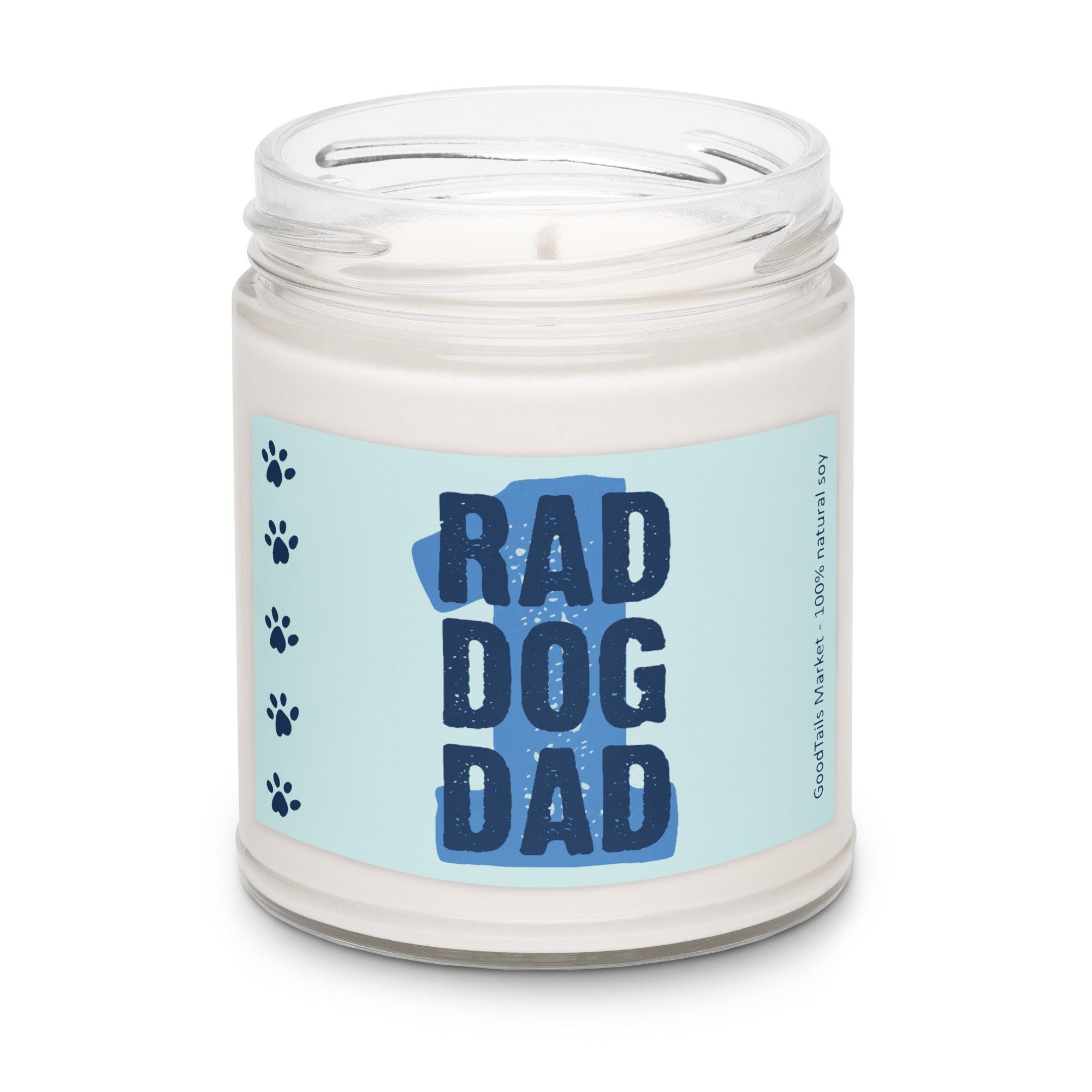 One Rad Dog Dad Candle