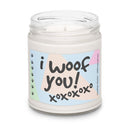 I Woof You! Dog Candle