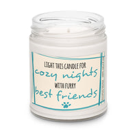 Cozy Nights with Furry Best Friends Candle