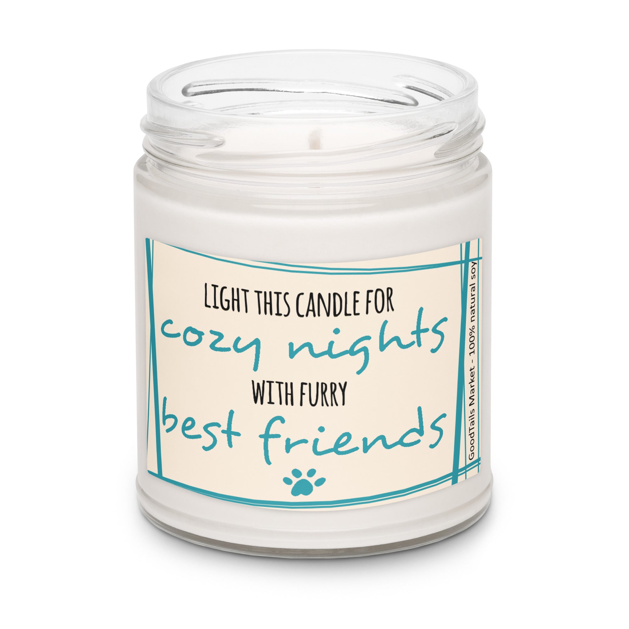 Cozy Nights with Furry Best Friends Candle