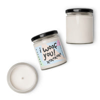 I Woof You! Dog Candle