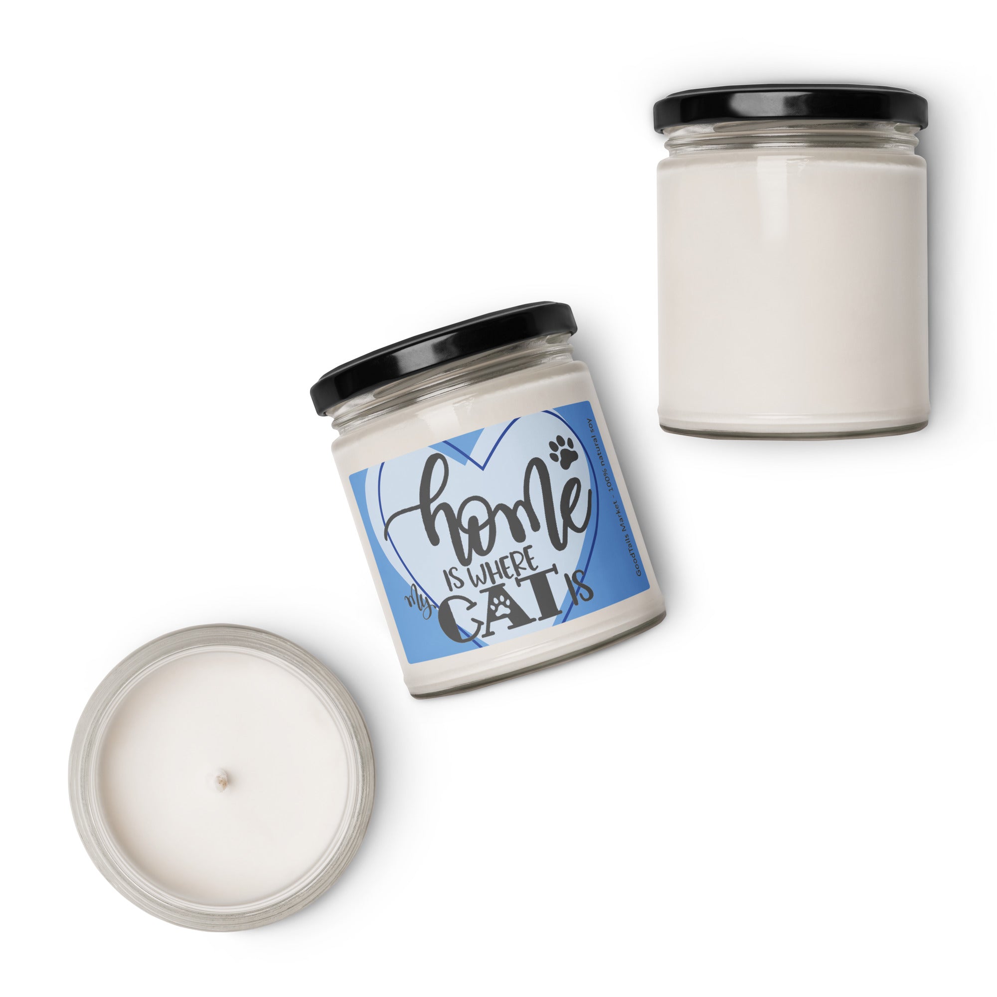 Home is Where My Cat is Candle