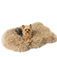 PupRug® Luxe Faux Fur Orthopedic Dog Bed: Plush Sheep Tan