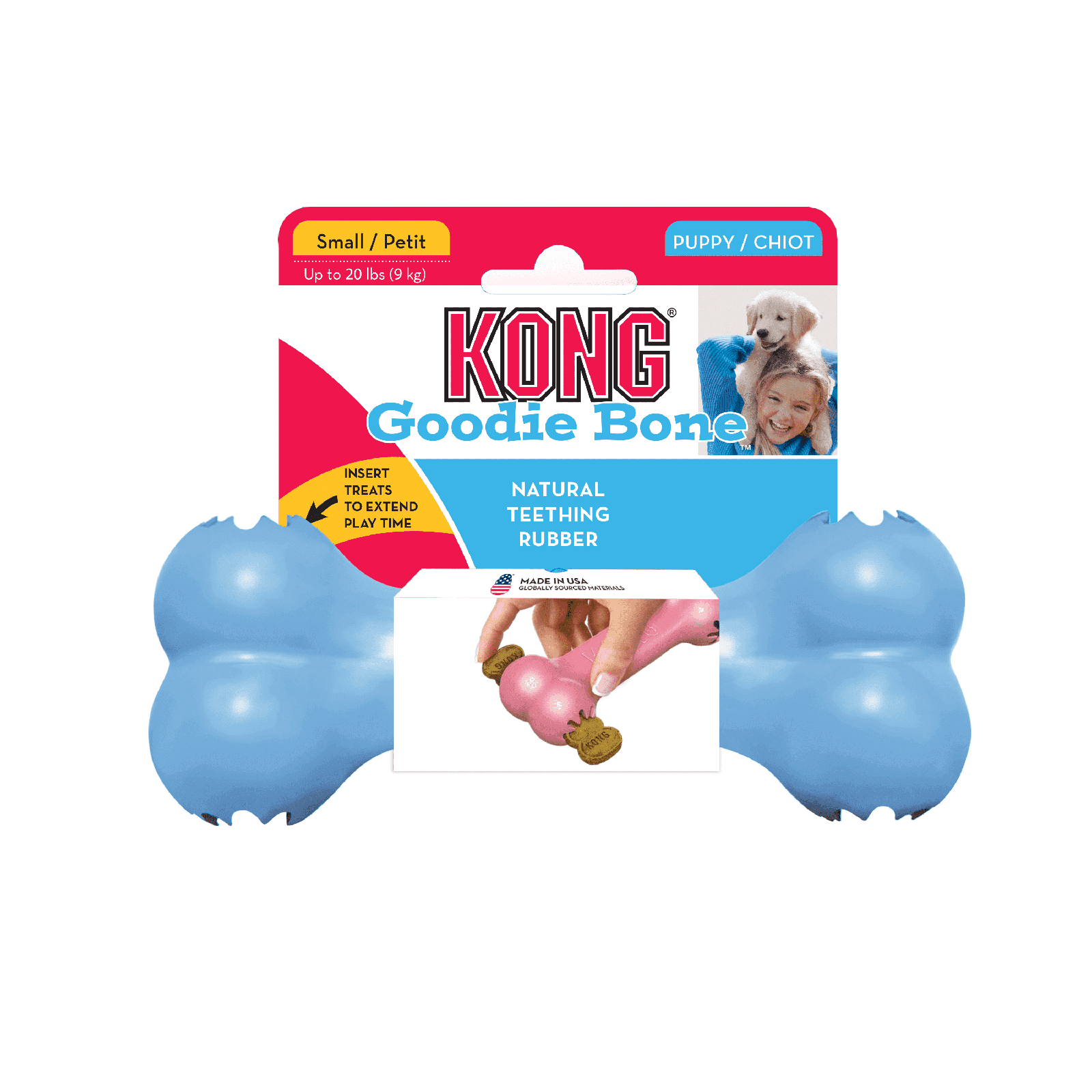 Chasin' The Blues SQUEAKY & Chewy Dog & Puppy Gift Basket / BARK, Kong, GoDog