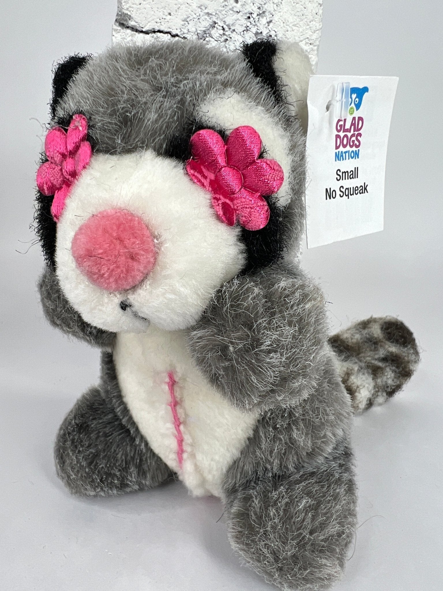 Small NO SQUEAK Plush Dog Toys - Dogs 10-30 lbs