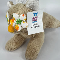 Small NO SQUEAK Plush Dog Toys - Dogs 10-30 lbs