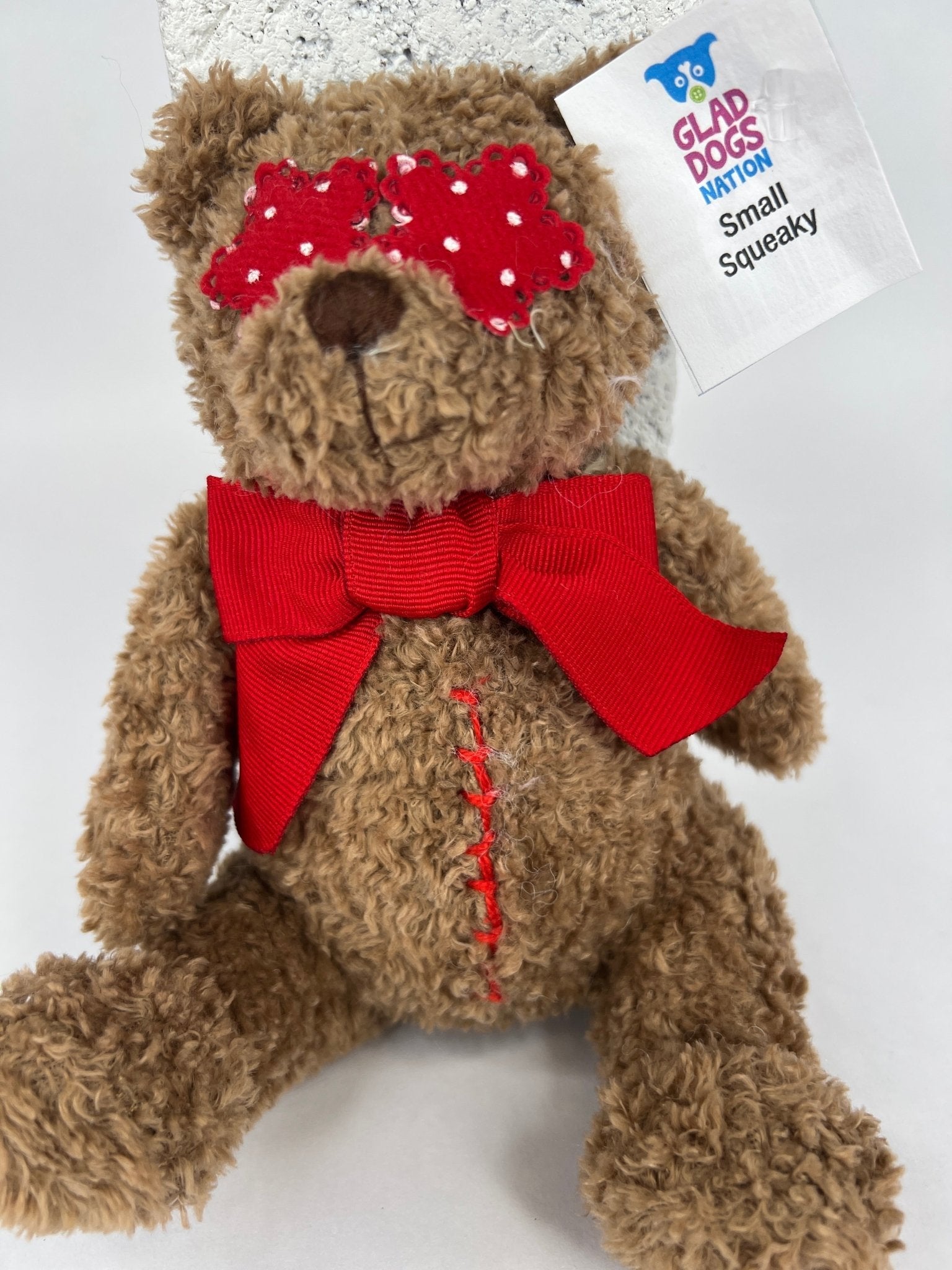 Small Stuffed SQUEAKY Dog & Puppy Toys / 10-30 lbs.