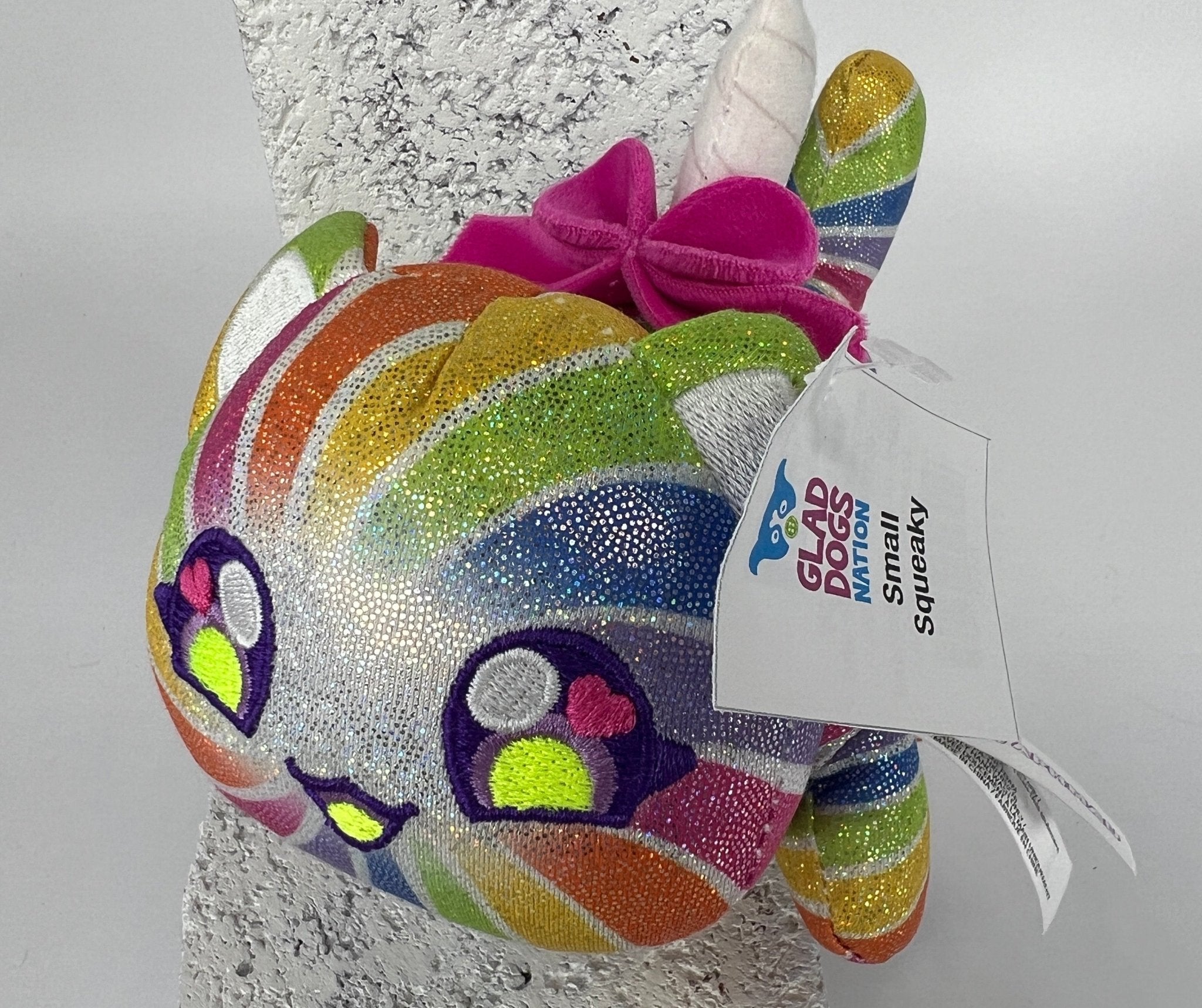 Small Stuffed SQUEAKY Dog & Puppy Toys / 10-30 lbs.