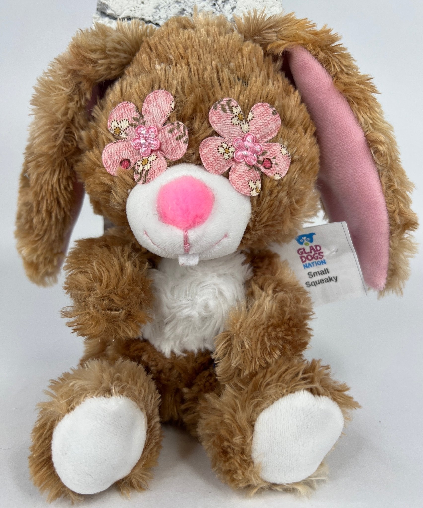 Small Stuffed SQUEAKY Dog & Puppy Toys / 10-30 lbs.