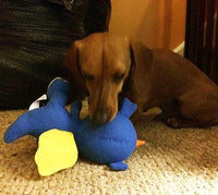 Small Stuffed SQUEAKY Dog & Puppy Toys / 10-30 lbs.