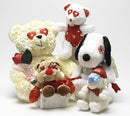 SMALL & TINY Hearts, Love & Candy Pet Toys: Squeak & NO SQUEAK