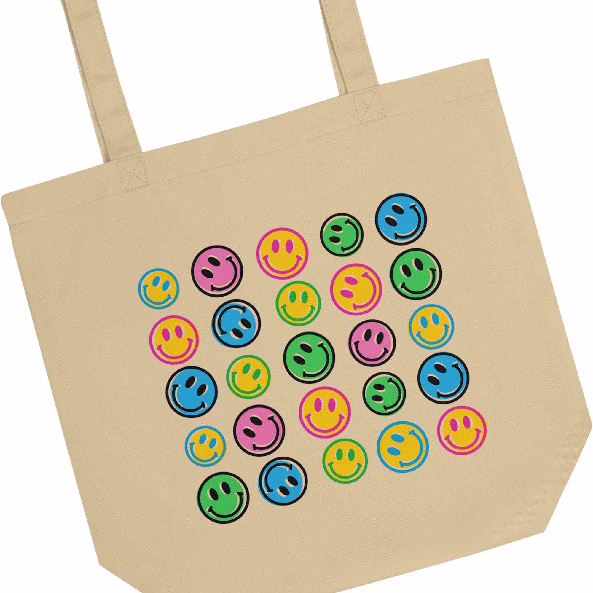 Silly Smiley Eco-friendly Tote Bag