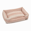 Hampton Blush Lounge Dog Bed by Jax & Bones