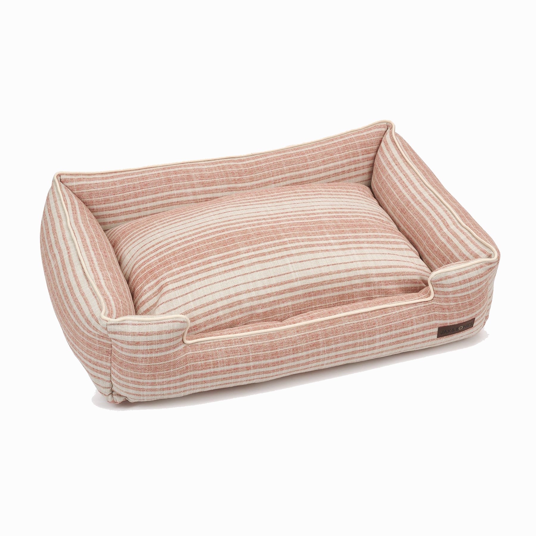 Hampton Blush Lounge Dog Bed by Jax & Bones