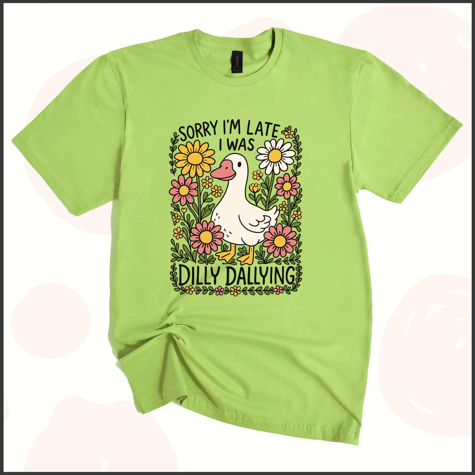 Sorry I'm Late, I was Dilly-Dallying Unisex Youth T-shirt