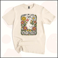 Sorry I'm Late, I was Dilly-Dallying Unisex Youth T-shirt