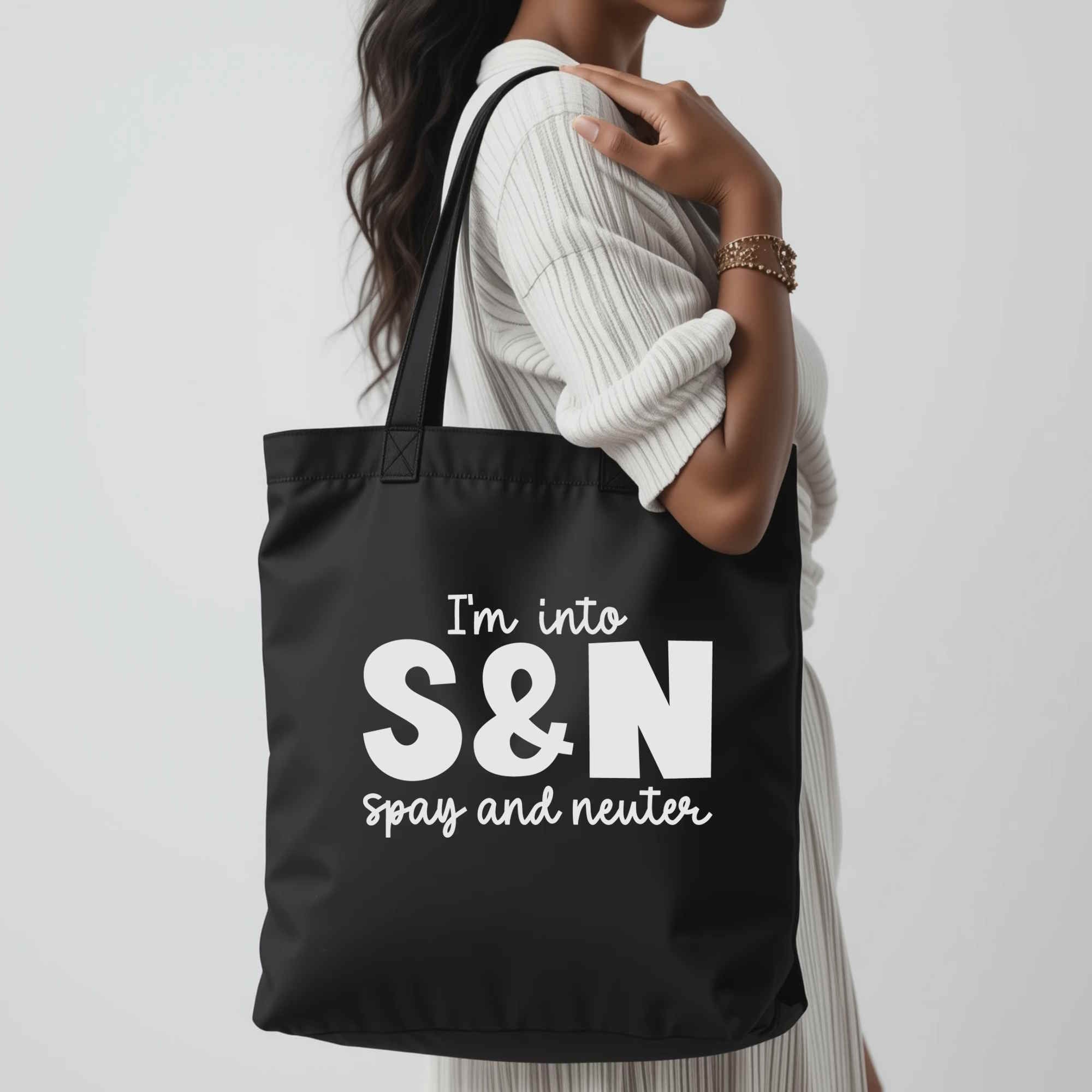 I'm into S&N - Spay and Neuter Eco-friendly Tote Bag