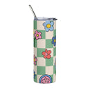 Retro Flowers Tumbler