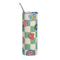 Retro Flowers Tumbler