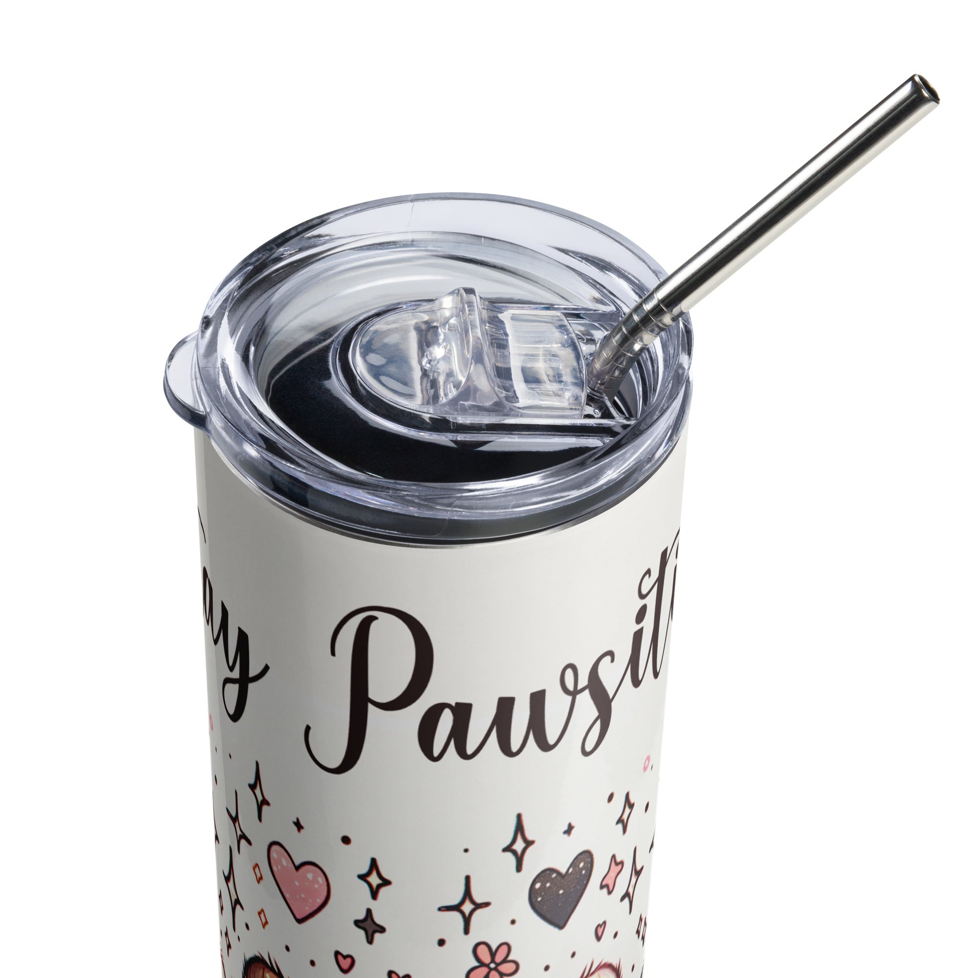Stay Pawsitive Tumbler