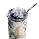 Cats, Flowers & Moon Tumbler