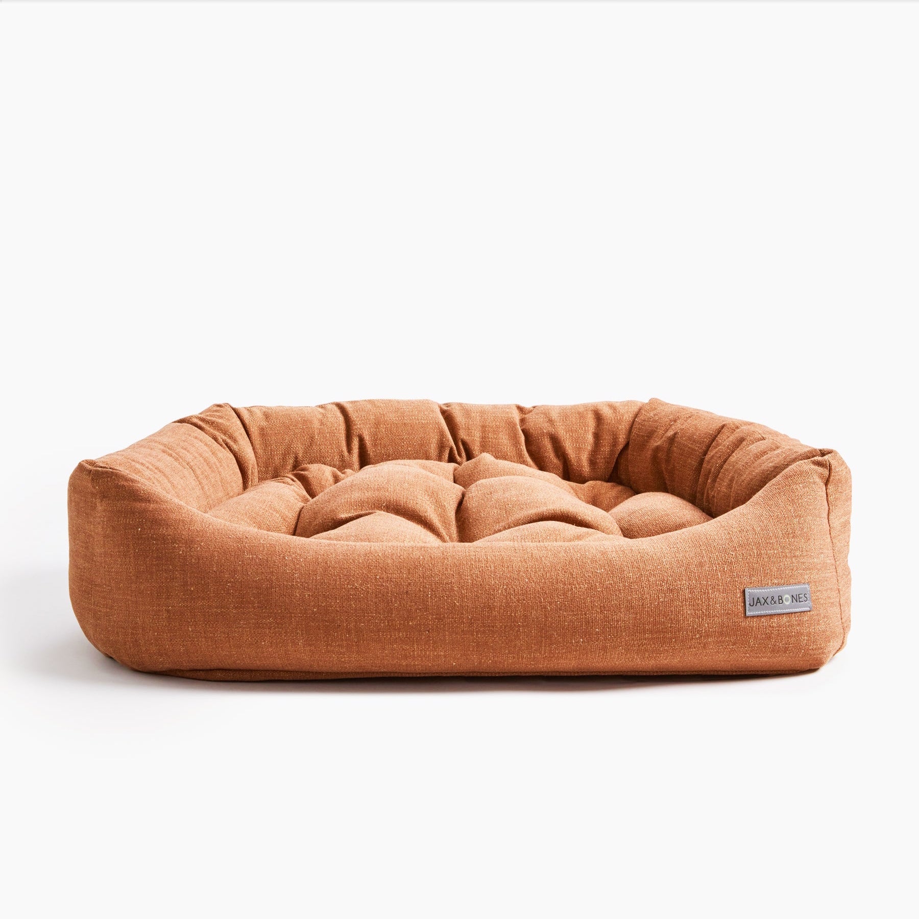 Warby Terracotta Napper Dog Bed by Jax & Bones